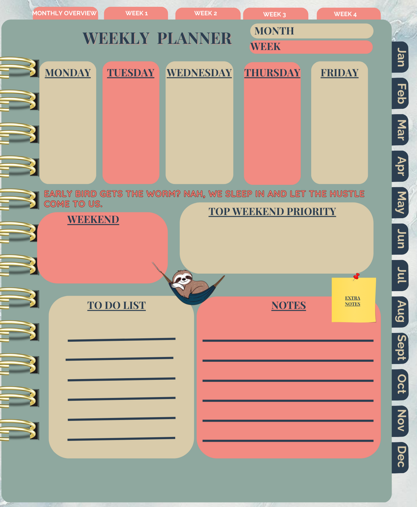 Lazy Vida Planner | Smart Planning for Hustlers & Procrastinators